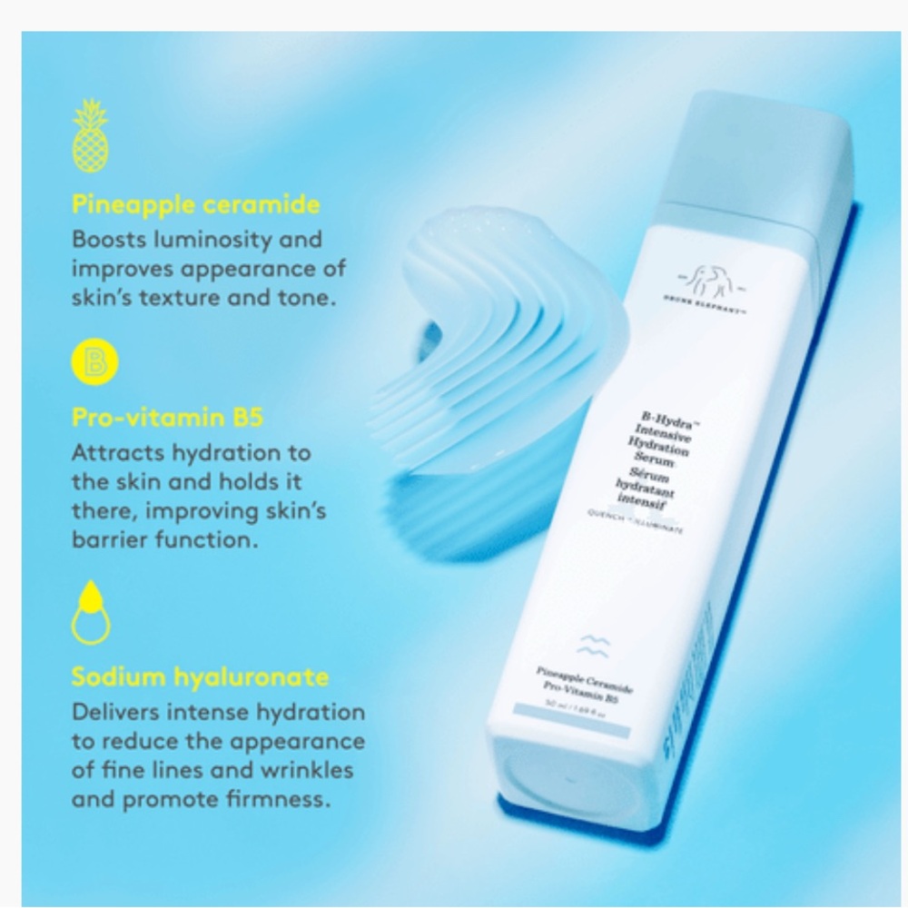 NEW Drunk Elephant $54 B-Hydra™ Hydration Serum - Picture 2 of 2